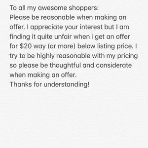 NOTE ON OFFERS.